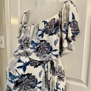 Pinkblush maternity maxi dress